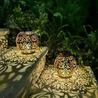 Solar Pendant Light with Automatic Dusk Sensor and Remote Control for Outdoor Patios