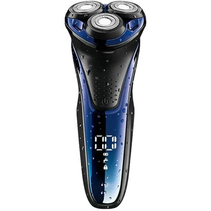 Electric Shaver with Pivoting Head and Pop Up Trimmer for Wet and Dry Use