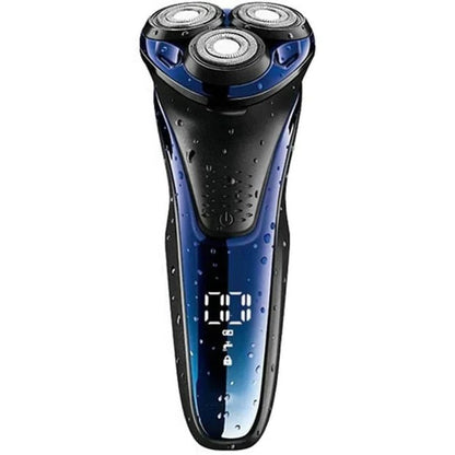 Electric Shaver with Pivoting Head and Pop Up Trimmer for Wet and Dry Use