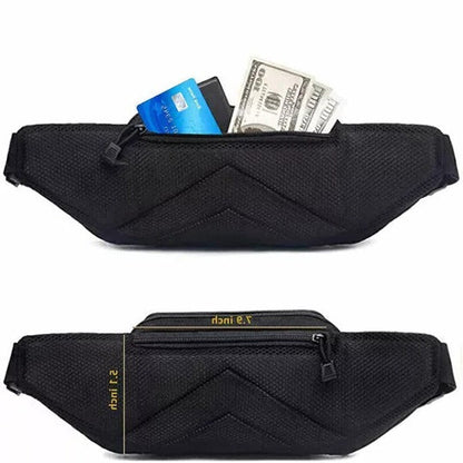 Concealed Carry Waist Pack with Multiple Storage Pockets and Adjustable Strap