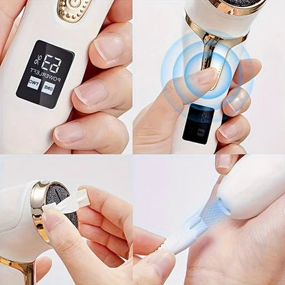 Electric Foot Callus Remover with 3000 RPM Grinding Head and Rechargeable Battery