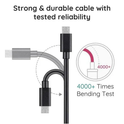 Micro USB Cable 10ft with Charging and Data Transfer
