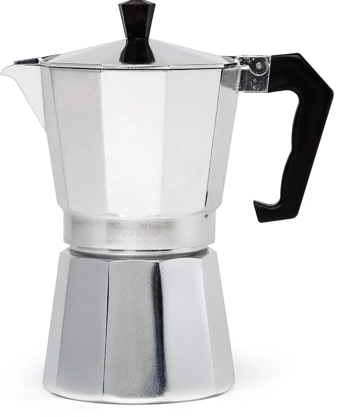 Single-Cup Stovetop Coffee Maker with Pressure Brewing System