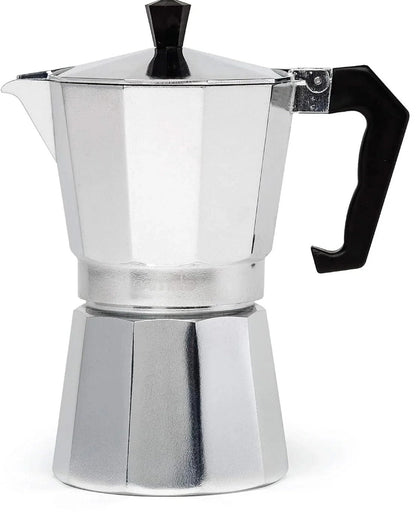 Single-Cup Stovetop Coffee Maker with Pressure Brewing System