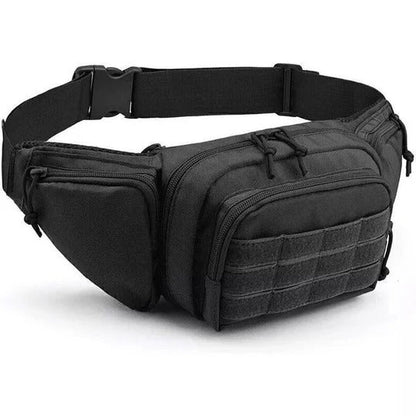 Concealed Carry Waist Pack with Multiple Storage Pockets and Adjustable Strap
