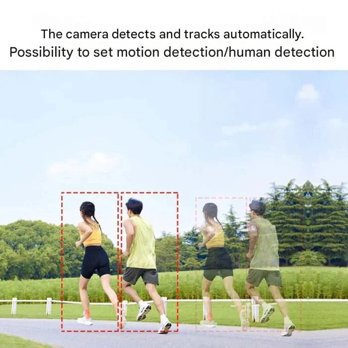 4K Wireless Security Camera with 10x Optical Zoom and Solar Panel, 360° Rotation