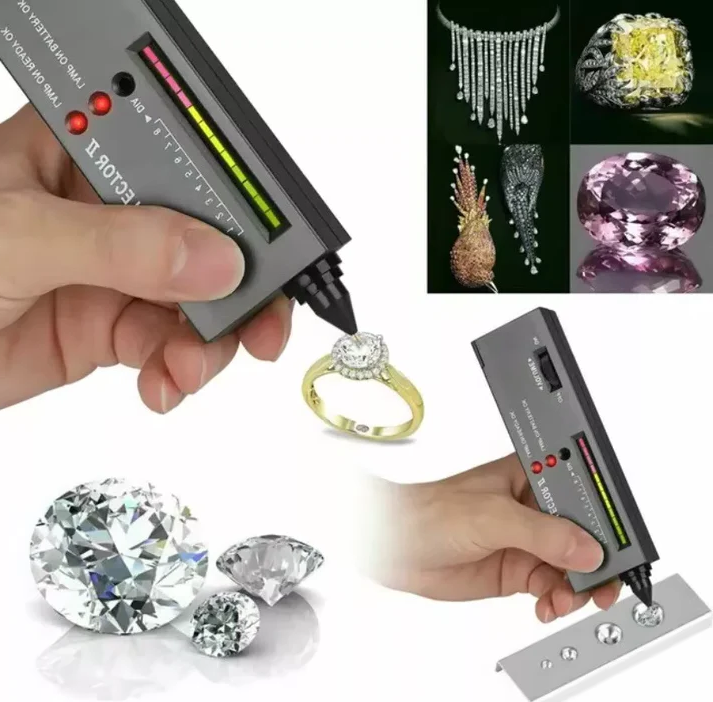 Diamond Tester with Thermal Conductivity Detection and Audio Alert, Calibration Tool