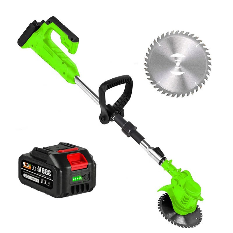 Cordless Lawn Trimmer with 24V Motor and Telescopic Rod, Multi-Angle Head