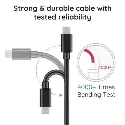 Micro USB Cable 10ft with Charging and Data Transfer