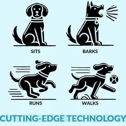 Interactive Robot Puppy with Touch and Sound Sensors, Walking and Barking Movements
