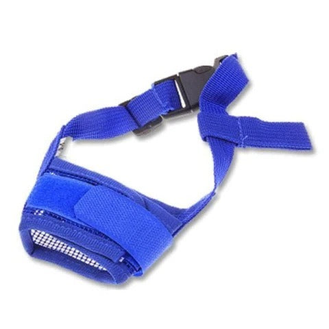 Dog Muzzle with Adjustable Strap and Open Mesh Design, Five Sizes Available