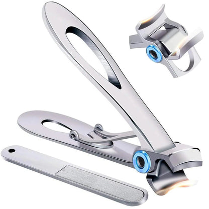 Thick Toenail Clipper with Extra Wide Jaw and Shaped Handle
