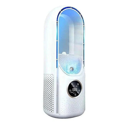 Desk Air Cooler with Blade-Free Airflow and Multiple Speed Settings, 2.9 lbs