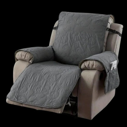 Recliner Slipcover with Waterproof Liquid Repelling Fabric and Machine Washable Design All Vera Mart