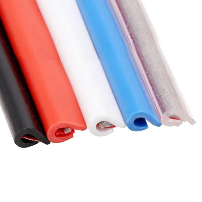U-Shaped Door Edge Guard Strip with Heat Activation, 16.4ft Roll