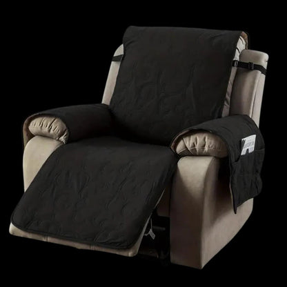 Recliner Slipcover with Waterproof Liquid Repelling Fabric and Machine Washable Design All Vera Mart