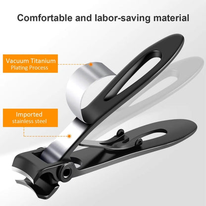 Thick Toenail Clipper with Extra Wide Jaw and Shaped Handle