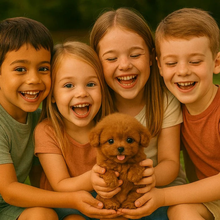 Interactive Robot Puppy with Touch and Sound Sensors, Walking and Barking Movements