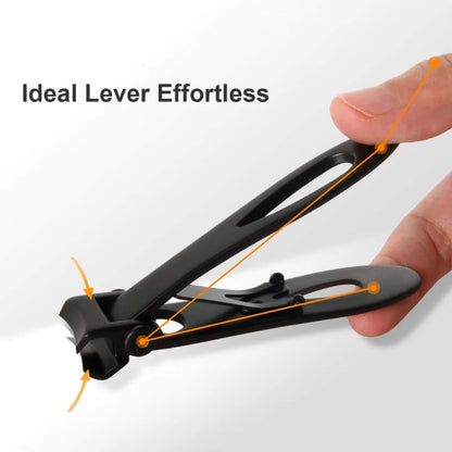 Thick Toenail Clipper with Extra Wide Jaw and Shaped Handle