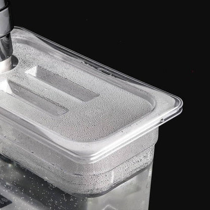 Sous Vide Container with Fitted Lid and Measurement Scale, 203 Fluid Ounces
