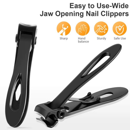 Thick Toenail Clipper with Extra Wide Jaw and Shaped Handle