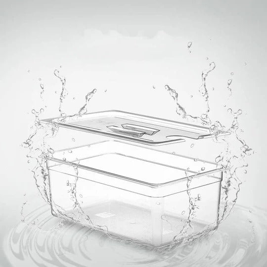 Sous Vide Container with Fitted Lid and Measurement Scale, 203 Fluid Ounces