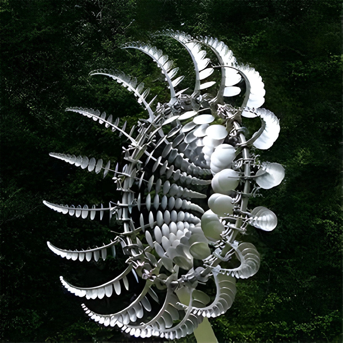 Kinetic Metal Wind Spinner with Anti Rust Finish for Gardens