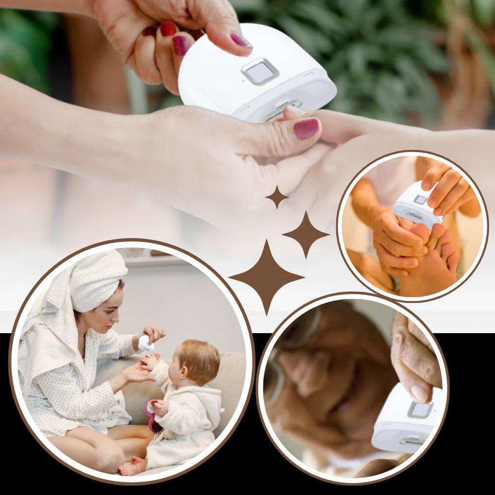Electric Nail Grinder with Dual Speed and Built-in Light