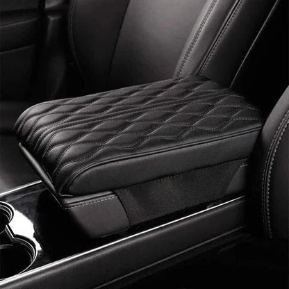 Car Center Console Armrest Cushion with Memory Foam and Spill Resistant Microfiber