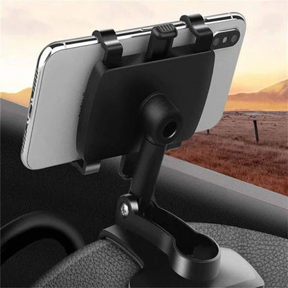 Smartphone Car Mount with 360-Degree Rotation and 180-Degree Tilt, Multi-Mount