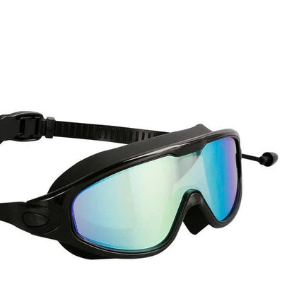 Adult Swimming Goggles with Expanded Peripheral Vision and Anti-Fog Lens Coating