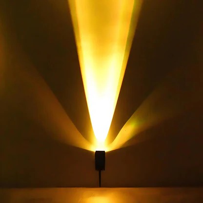 Solar Spotlight with Adjustable Beam and RGB Color Options for Garden Pathways