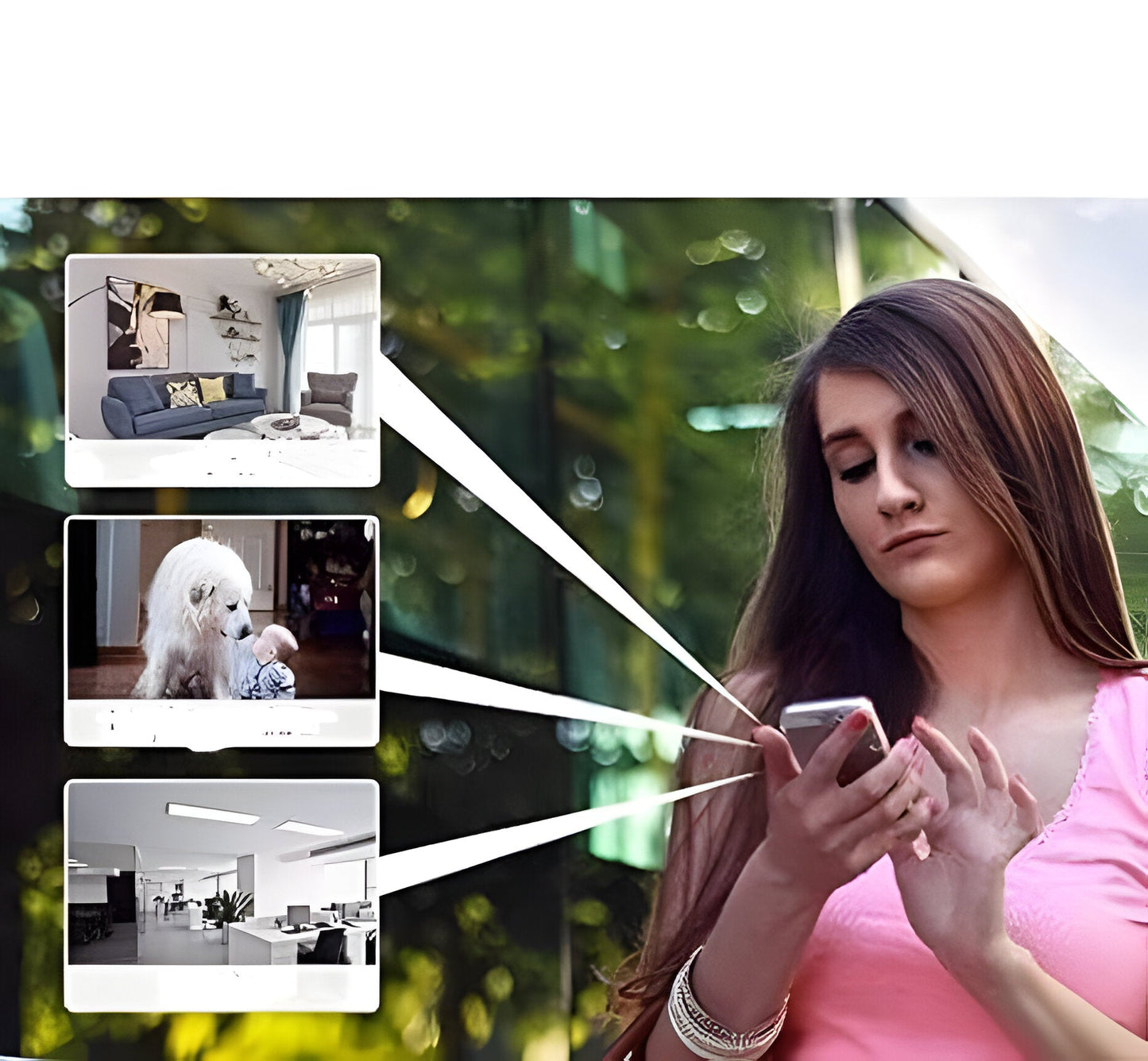 Wireless Security Camera with 1080p HD and Infrared Night Vision, Motion Alerts