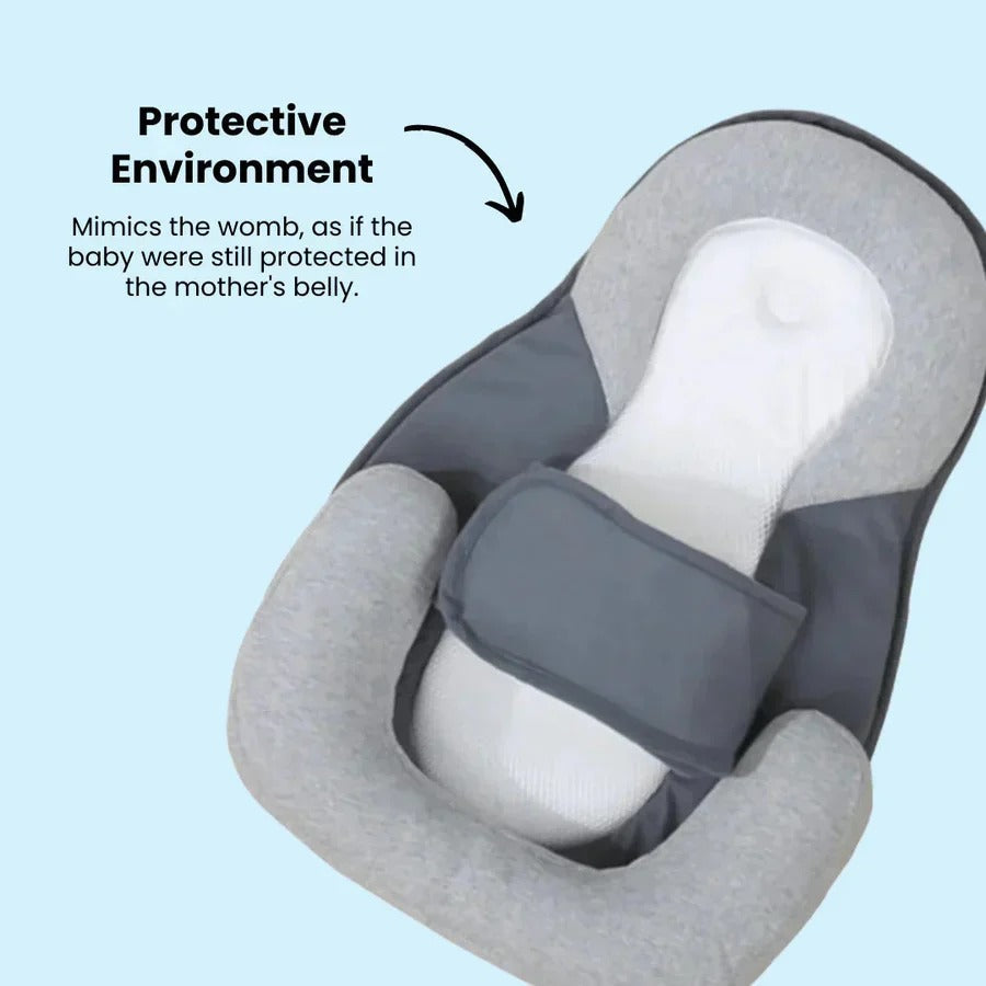Wedge Pillow with 15 Degree Incline and Contoured Support for Newborns to 12 Months