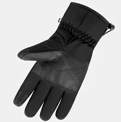 Rechargeable Heated Gloves with Carbon Fiber Elements and Touchscreen Tips, 8-Hour Runtime