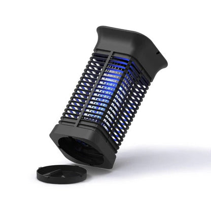 UV Bug Zapper Light with High Voltage Grid and Collection Compartment