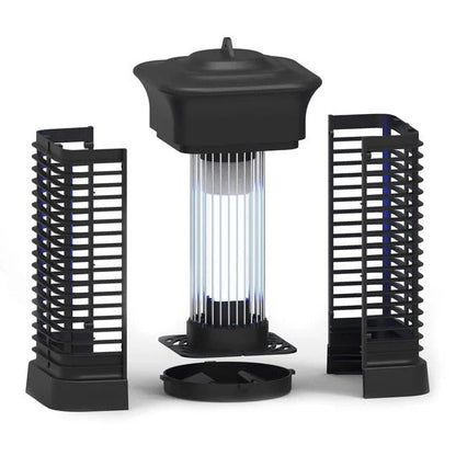 UV Bug Zapper Light with High Voltage Grid and Collection Compartment
