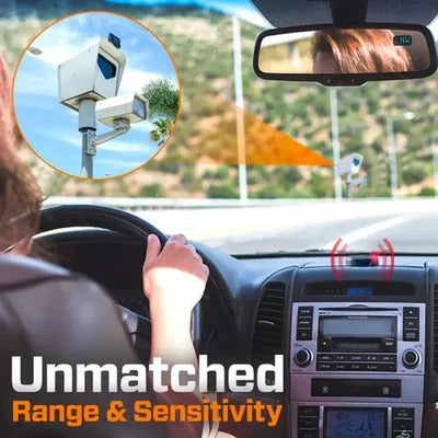 Laser Radar Detector with Solar Charging and Visual Alert for Vehicles and Bikes