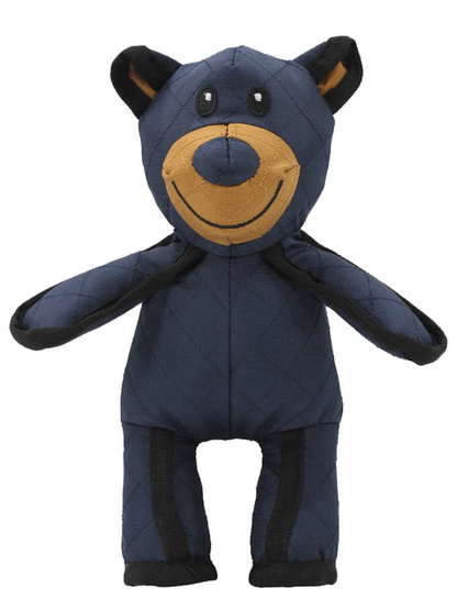 Durable Bear Dog Toy with Internal Squeaker and Reinforced Stitching, 10 Inches