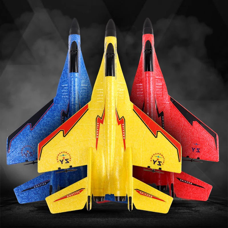 Remote Control Airplane with Shatter Resistant Body and Aerodynamic Design