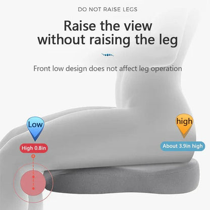 Booster Seat Cushion with Contoured Hip Support and 3-Inch Height Raise