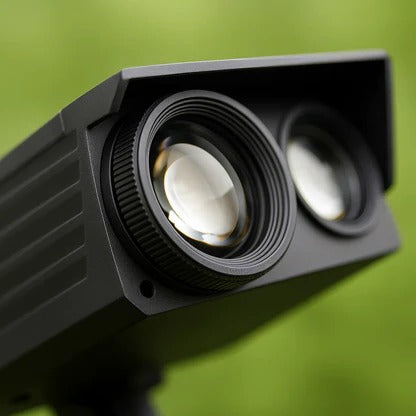 Solar Spotlight with Adjustable Beam and RGB Color Options for Garden Pathways