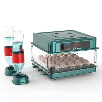 Digital Egg Incubator with Automatic Turner and Built-In Candler for 38 Eggs
