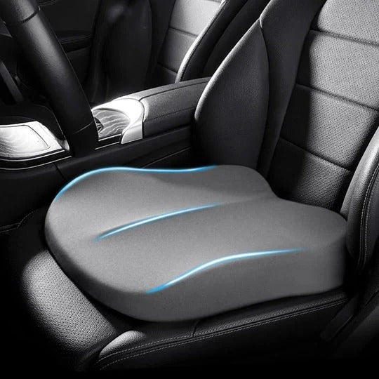 Booster Seat Cushion with Contoured Hip Support and 3-Inch Height Raise