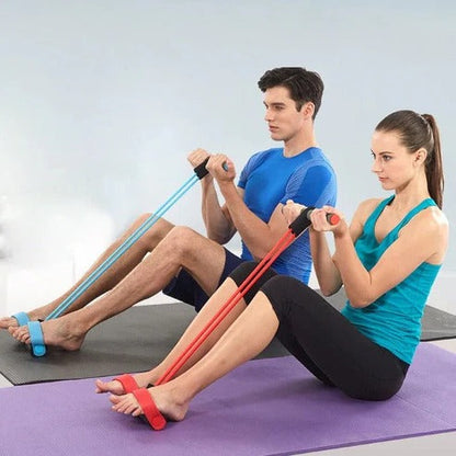 Pedal Resistance Bands with Handles and Foot Anchors for Full Body Training