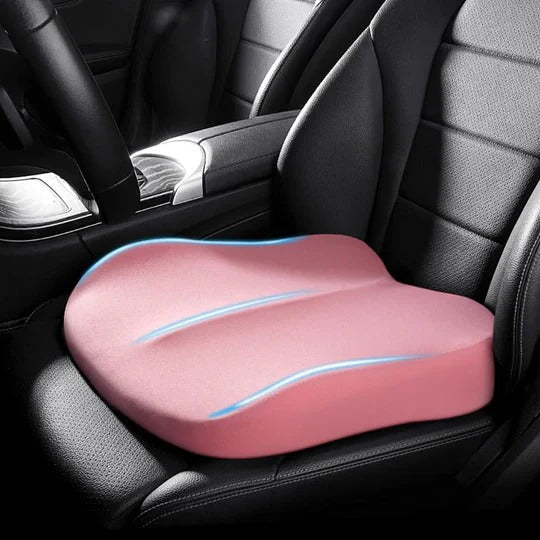 Booster Seat Cushion with Contoured Hip Support and 3-Inch Height Raise