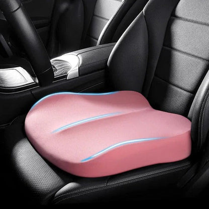 Booster Seat Cushion with Contoured Hip Support and 3-Inch Height Raise