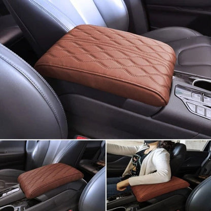 Car Center Console Armrest Cushion with Memory Foam and Spill Resistant Microfiber