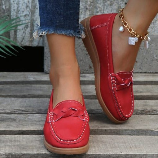 Slip On Loafers with 3D Arch Support and Wide Toe Box for Women