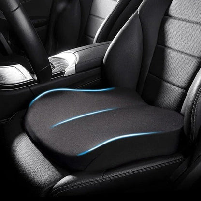 Booster Seat Cushion with Contoured Hip Support and 3-Inch Height Raise